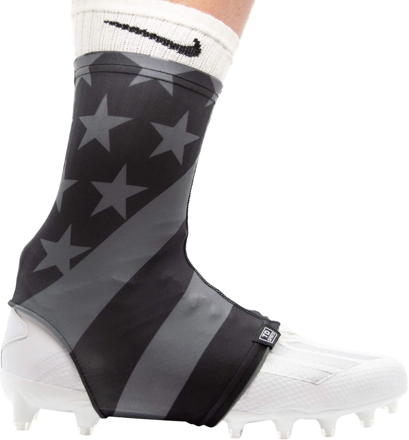 TD Spats Football Cleat Covers - Premium Wraps for Cleats | for Football, Soccer, Field Hockey, or Turf