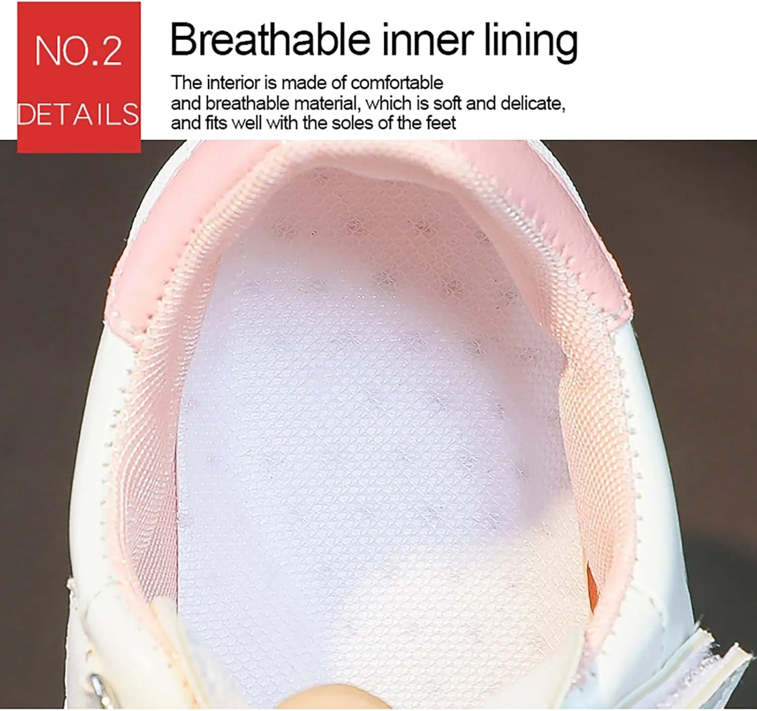 Toddler Boys Shoes Girls' Sports Shoes Small White Shoes Breathable Leather Board Shoes Medium Non Slip Sport Shoes