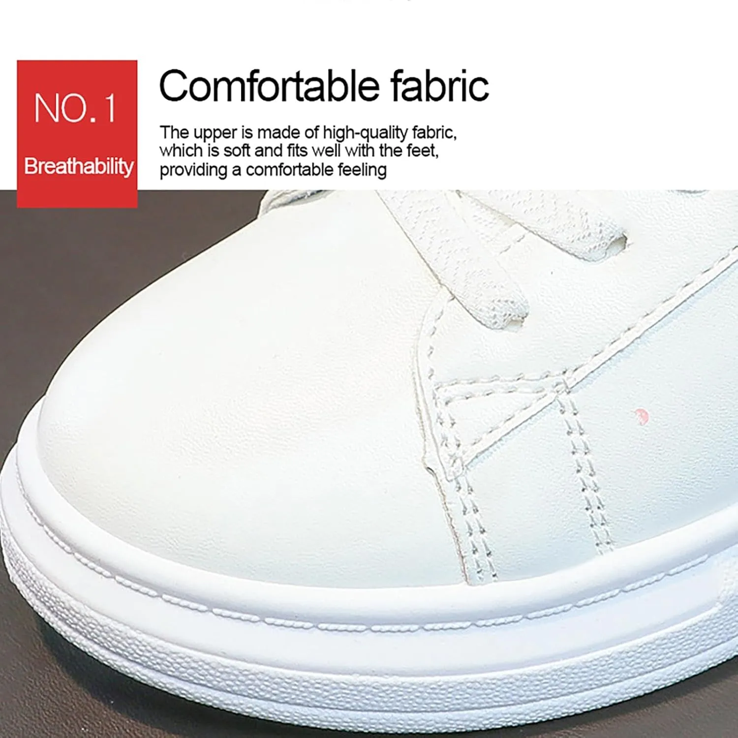 Toddler Boys Shoes Girls' Sports Shoes Small White Shoes Breathable Leather Board Shoes Medium Non Slip Sport Shoes