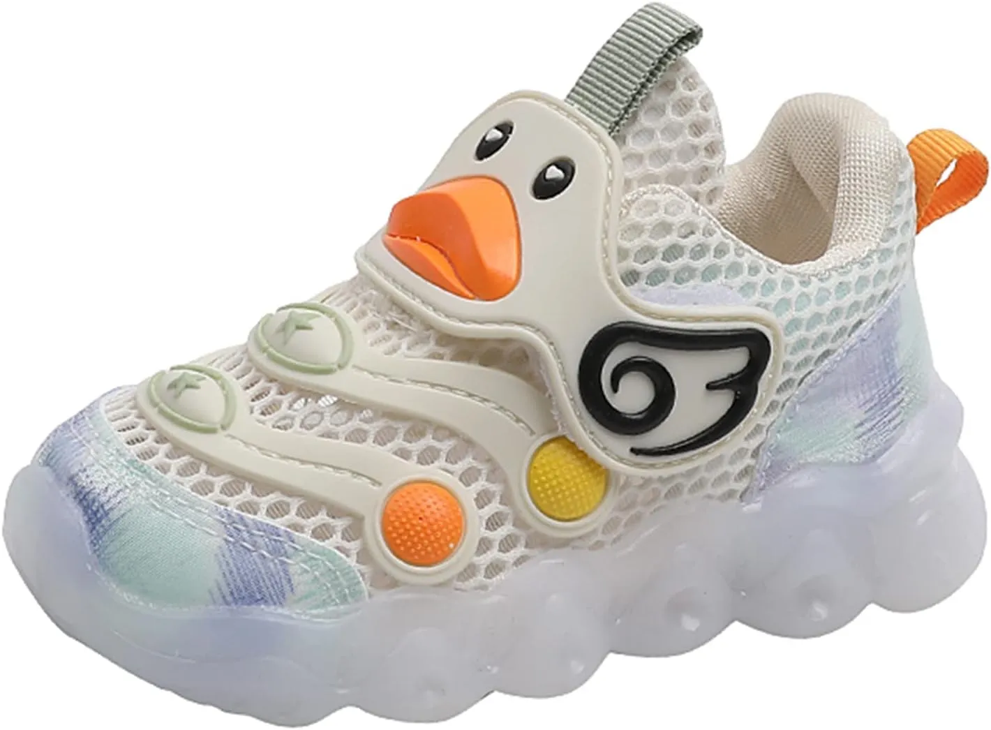 Toddler Girl Light Up Shoes Light Shoes Small White Shoes Light Board Shoes Non Slip Soft Bottom Toddler Shoes