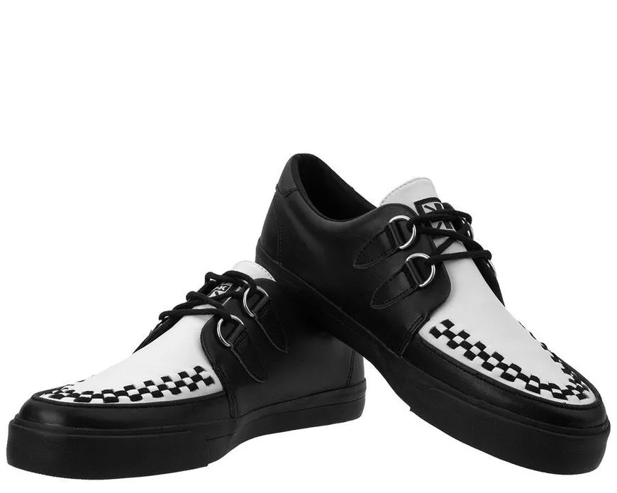 TUK Black and White Sneaker Creeper A9180