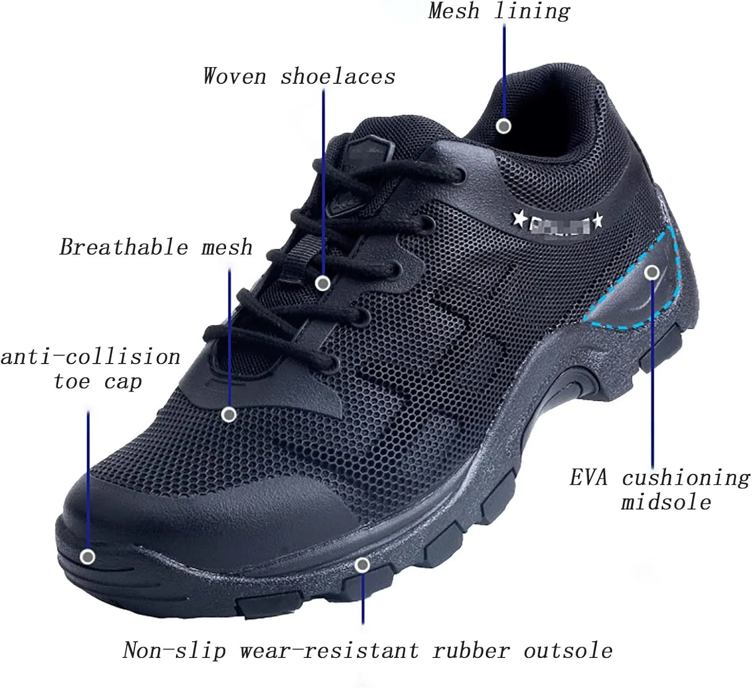 Ultralight Low Top Tactical Military Boots for Men, Spring Summer Waterproof Non-slip Desert Boots, Outdoor Comfort Durable Breathable Hiking Shoes