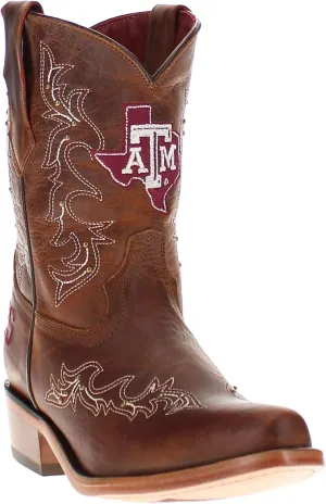 Vaccari Girls Amelia Genuine Leather Snip Toe Officially Licensed NCAA League Toddler/Kids Boots