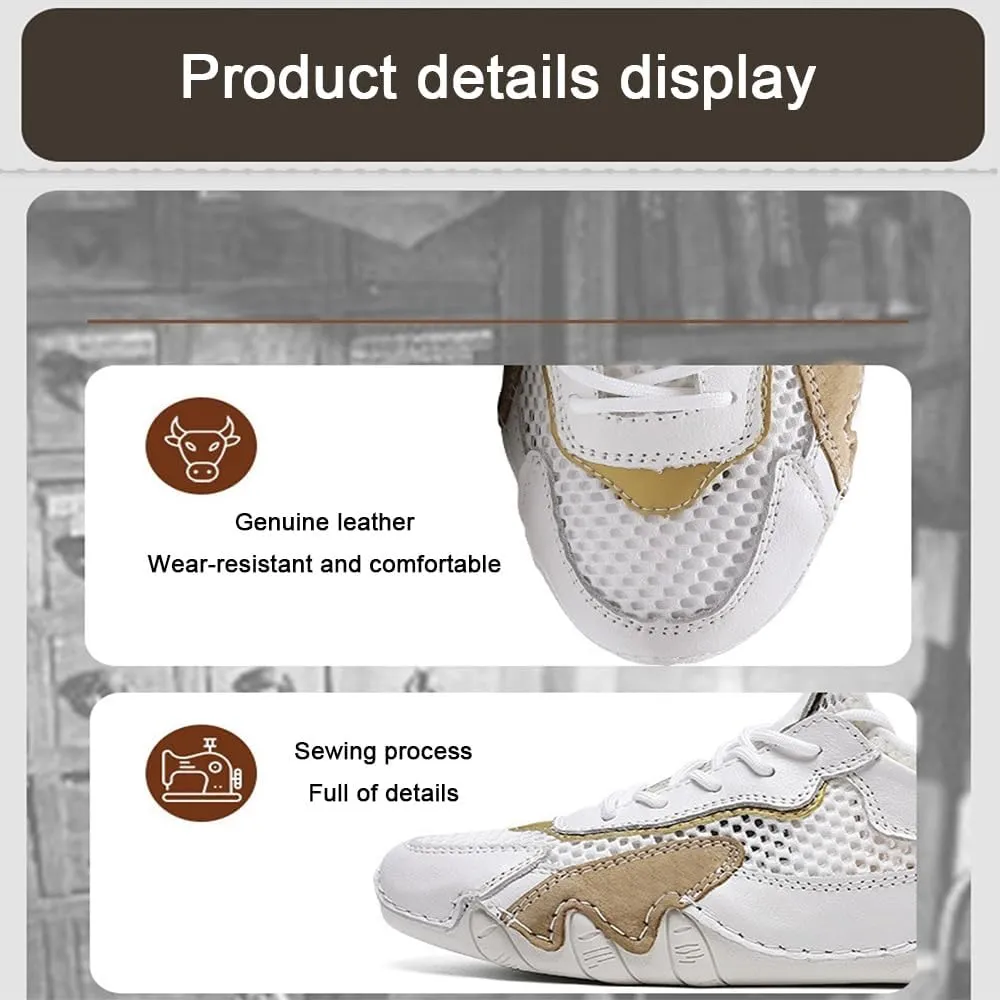 Vogany Summer Ultra-Breathable Outdoor Mesh Walking Shoes Women's Outdoor Mesh Off-Road Shoes Wear Non-Slip Lightweight Casual