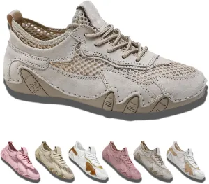 Vogany Summer Ultra-Breathable Outdoor Mesh Walking Shoes Women's Outdoor Mesh Off-Road Shoes Wear Non-Slip Lightweight Casual
