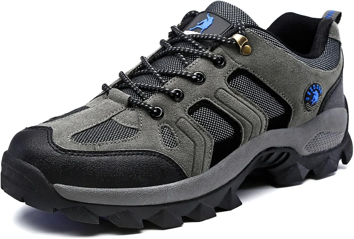 Waterproof Hiking Boot for Men, Comfortable Breathable Suede Leather Durable Rubber Sole Military Boots, for Outdoor Mountaineering Lace-up Hunting Boots