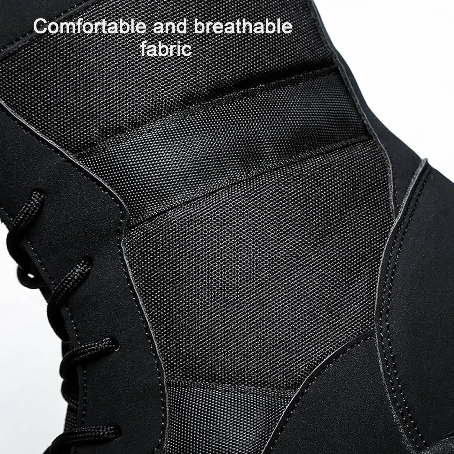 Waterproof Military and Tactical Boots for men, Non-Slip Comfortable Shock Mountaineering Boots, Outdoor Lace-Up Sports Lightweight Durable Breathable Hiking Shoes