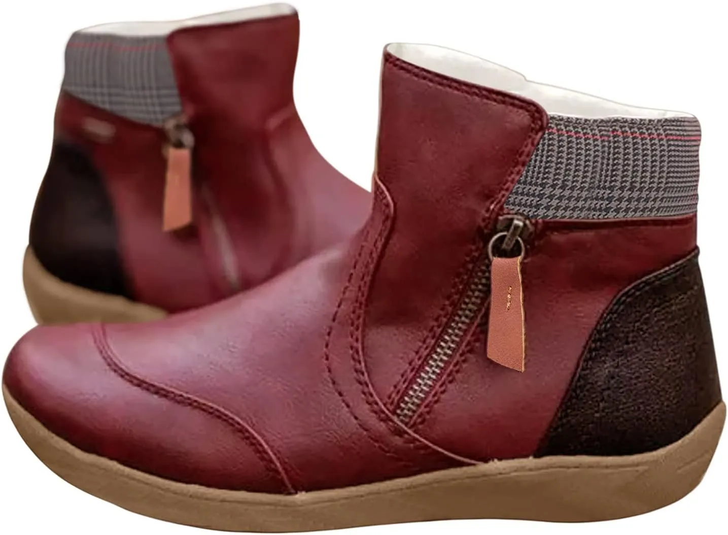 Waterproof Snow Boots for Women Leather Womens Winter Boots Wide Width Wide Calf Womens Winter Boots Womens Winter Ankle Boots Size 11 Women's Tall Lined Leather Winter Boots