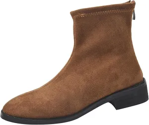 Wedge Ankle Boots Low Heel Cowboy Boots for Women Heeled Booties Womens Black Booties Low Heel Womens Ankle Boots with Heel Size 5 Brown Heeled Ankle Boots for Women