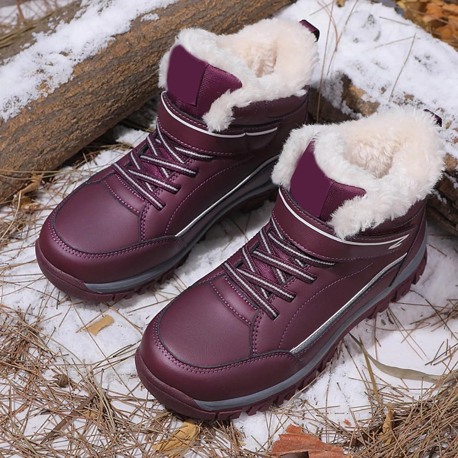 Yanzhenglip 2025 Winter Orthopedic Boots for Women Men,Warming Anti-Slip Sneakers,Cushioning Mountaineering Orthopedic Shoes