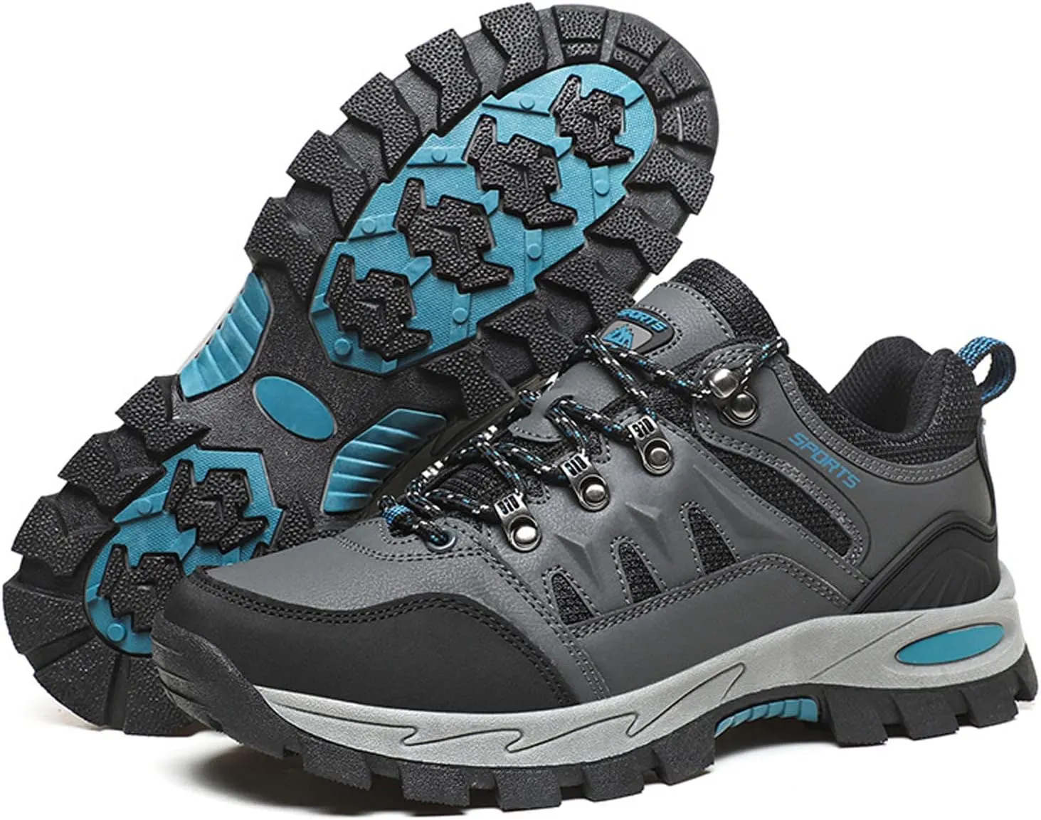 YUKTOPA Men's Backpacking Boots Outdoor Hiking Shoes Mountaineering Shoes Athletic Walking Sneakers