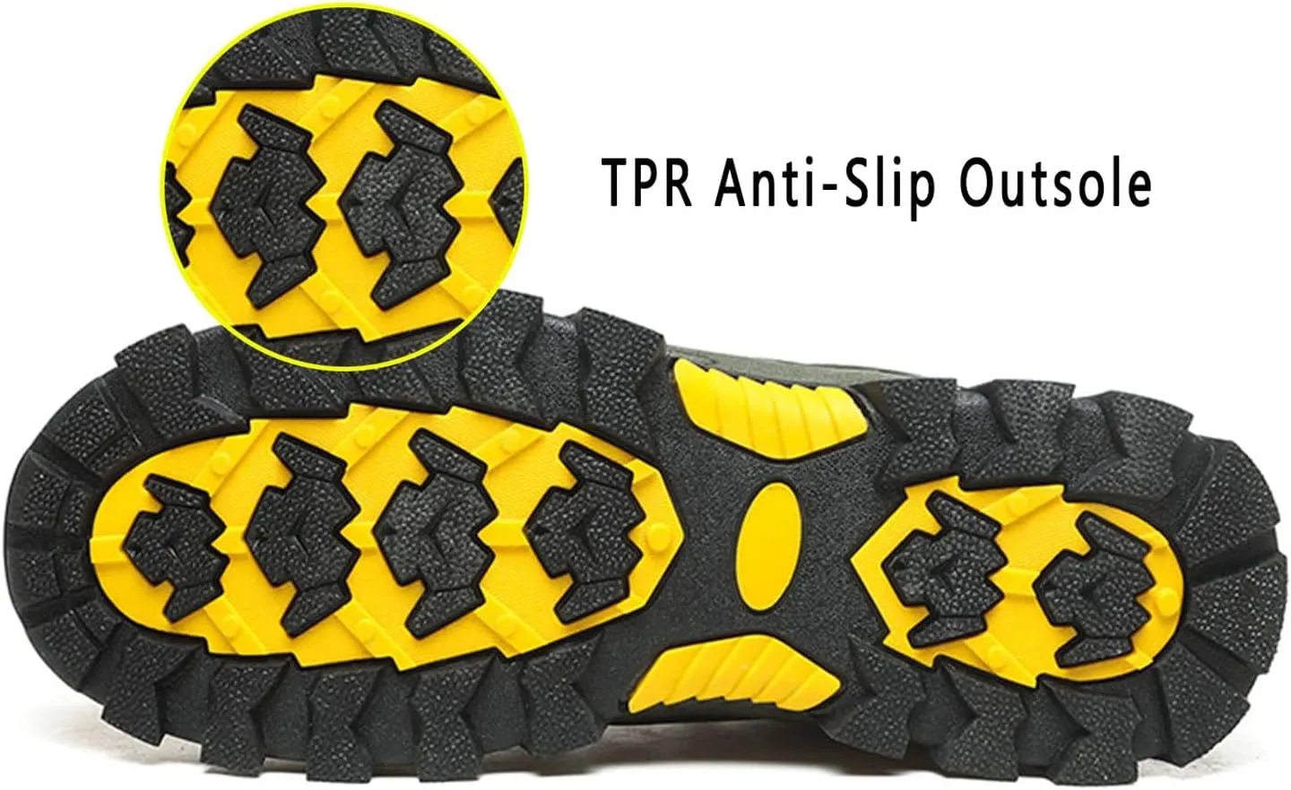 YUKTOPA Men's Backpacking Boots Outdoor Hiking Shoes Mountaineering Shoes Athletic Walking Sneakers